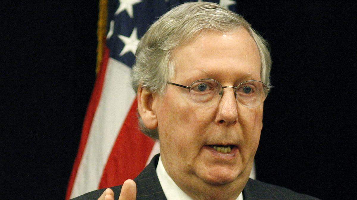 U.S. Sen. Mitch McConnell, R-Kentucky.
