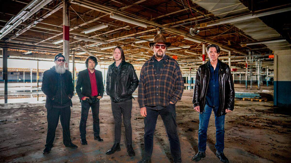 The Drive-By Truckers, from left Brad Morgan, Jay Gonzalez, Matt Patton, Patterson Hood, Mike Cooley, will be at The Burl in Lexington on April 18.