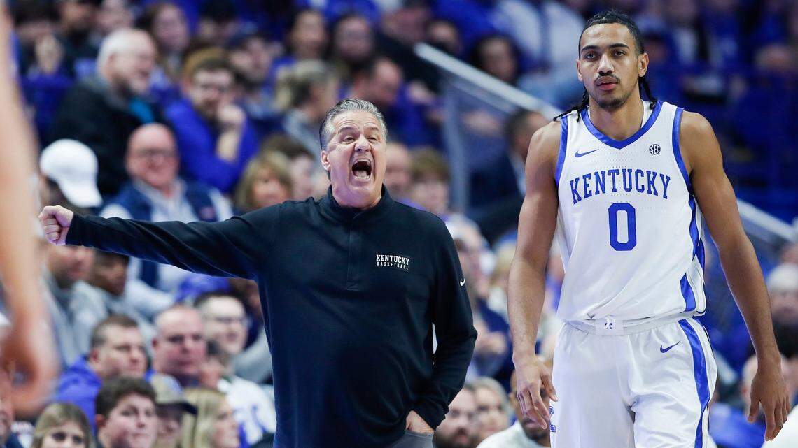 John Calipari discusses Kentucky basketball’s closer-than-expected home win over Yale