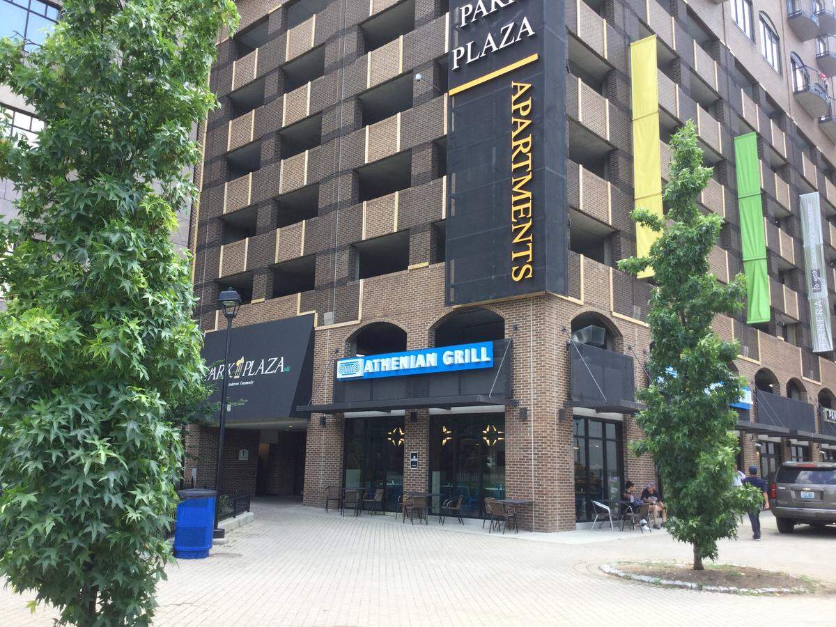 The new restaurant opened in the Park Plaza Apartments building in 2019.
