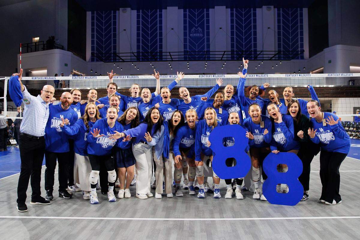 The Kentucky volleyball team won at least a share of its eighth Southeastern Conference championship in a row last season.