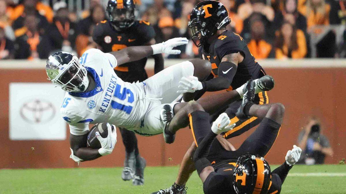 Final statistics from Kentucky football’s 28-18 loss at No. 7 Tennessee