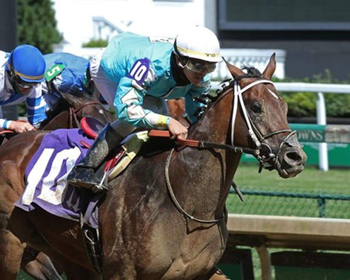 Man in the Can, trained by Ron Moquett, has won four of his five career races but will be making his graded stakes debut in Saturday’s Toyota Blue Grass Stakes at Keeneland.