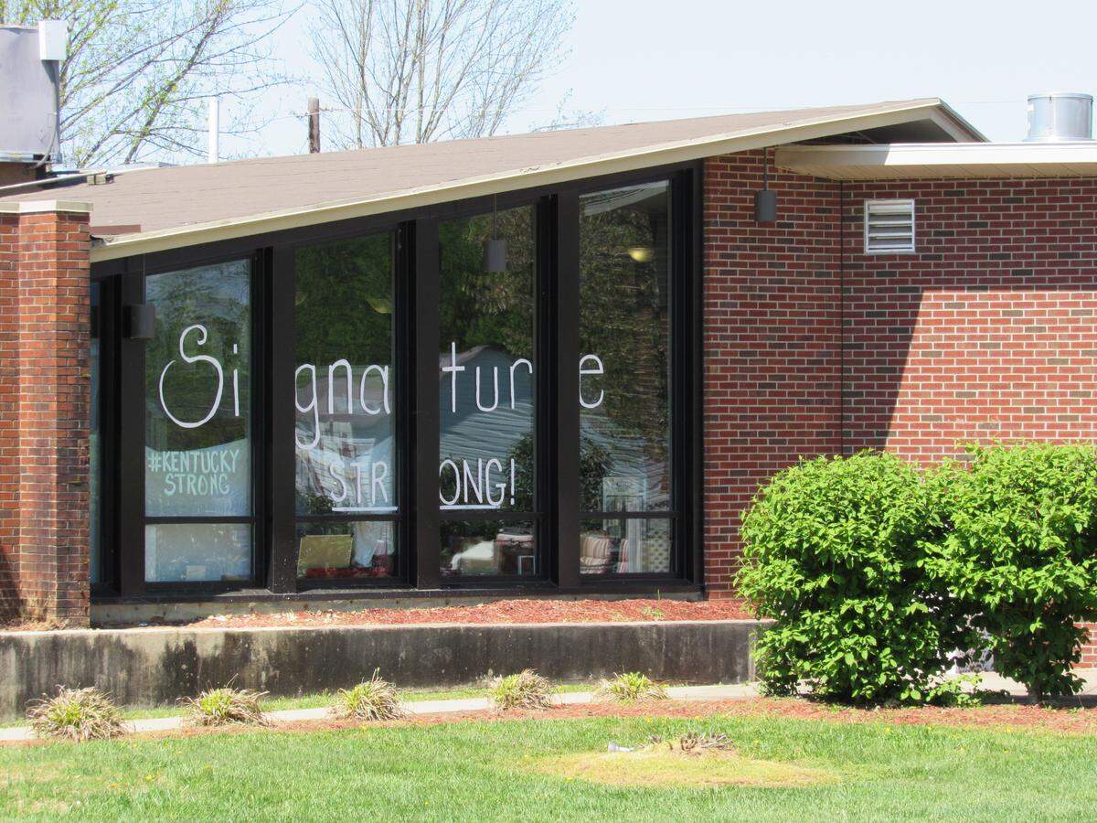 The Signature HealthCARE at Summit Manor nursing home in Columbia, Ky., had a surge in coronavirus cases in April 2020.