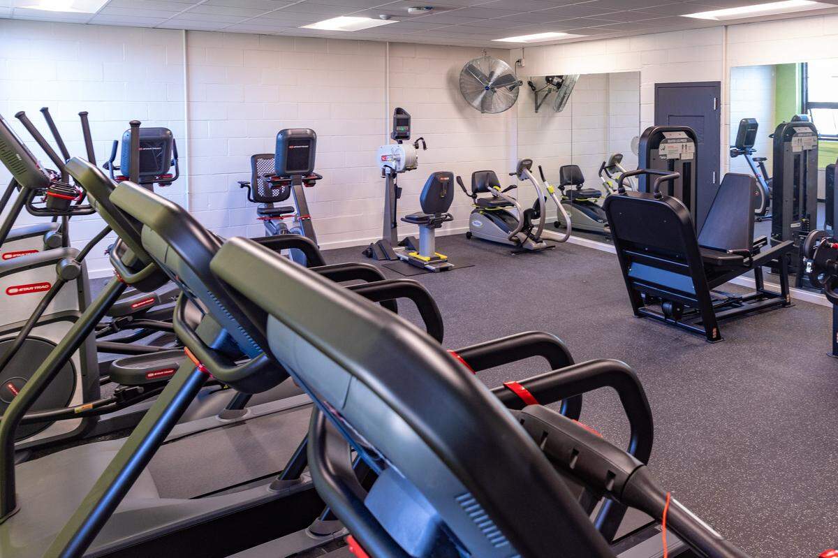 The recently renovated fitness area in the Dunbar Community Center, Nov. 6, 2025.