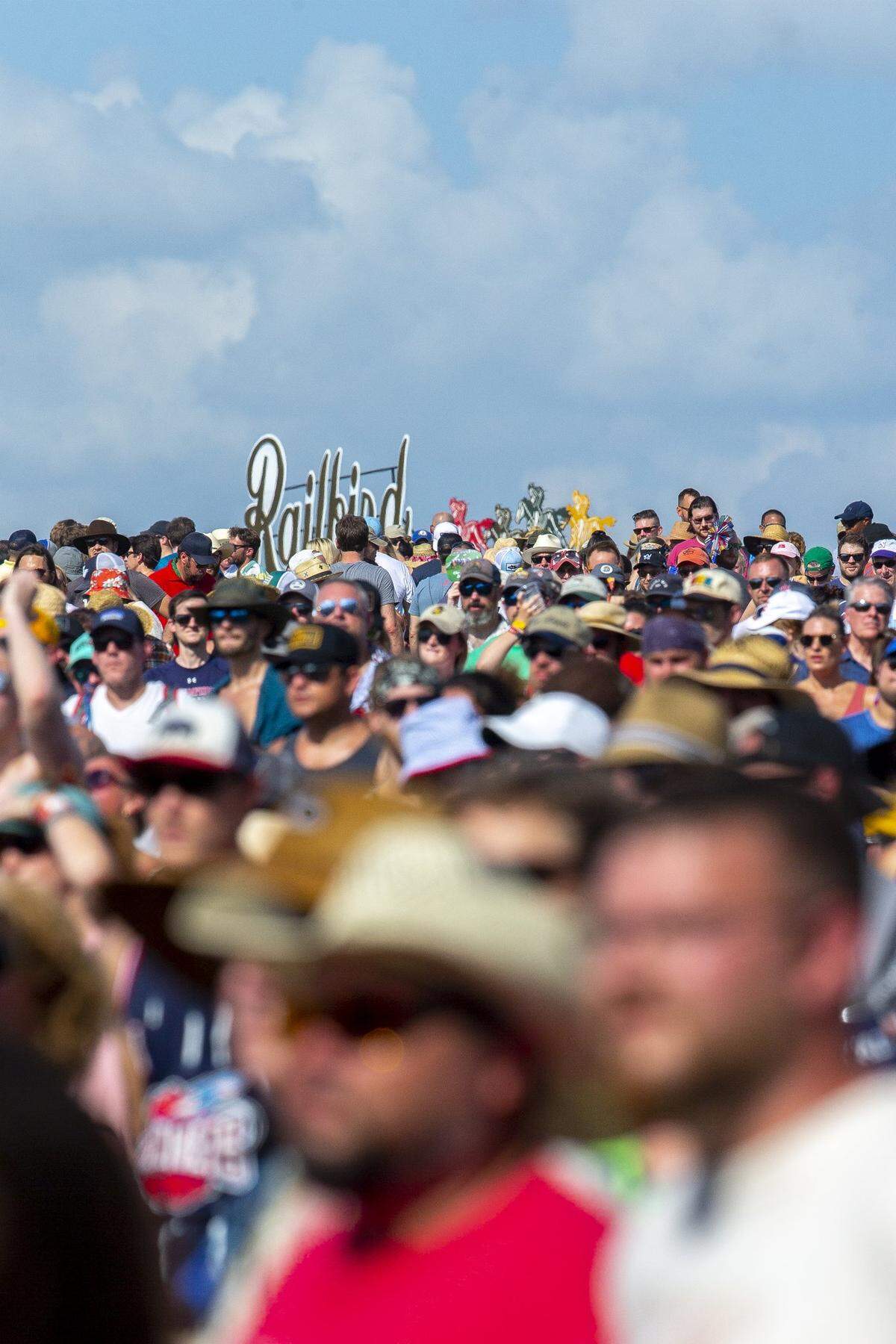 Thousands of people attended Railbird at Keeneland Saturday night.
