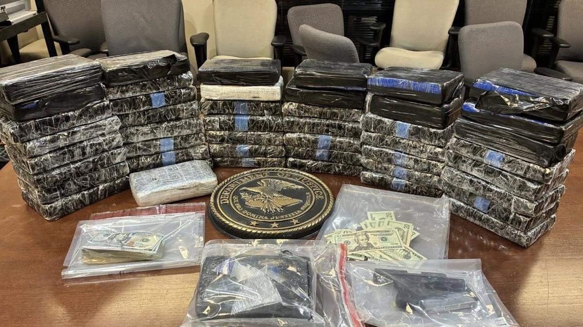 The Lexington Police Department said it worked with the DEA, FBI, Homeland Security Investigations and Kentucky State Police in seizing 47 kilograms of cocaine last week.