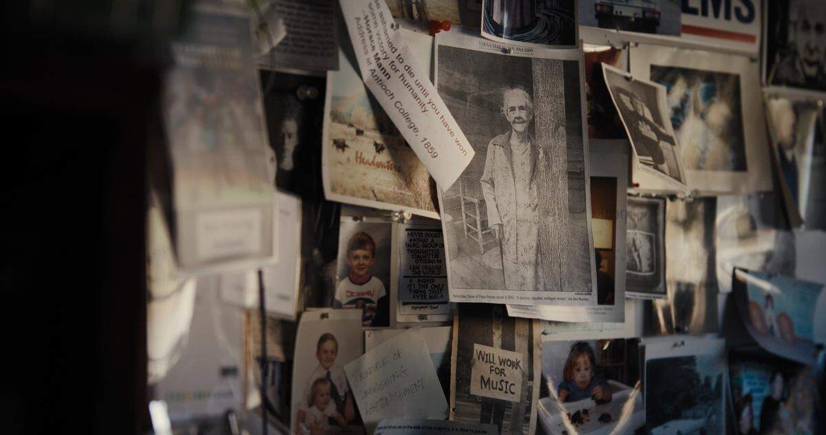 A wall at Appalshop after the 2022 floods destroyed its iconic downtown location.