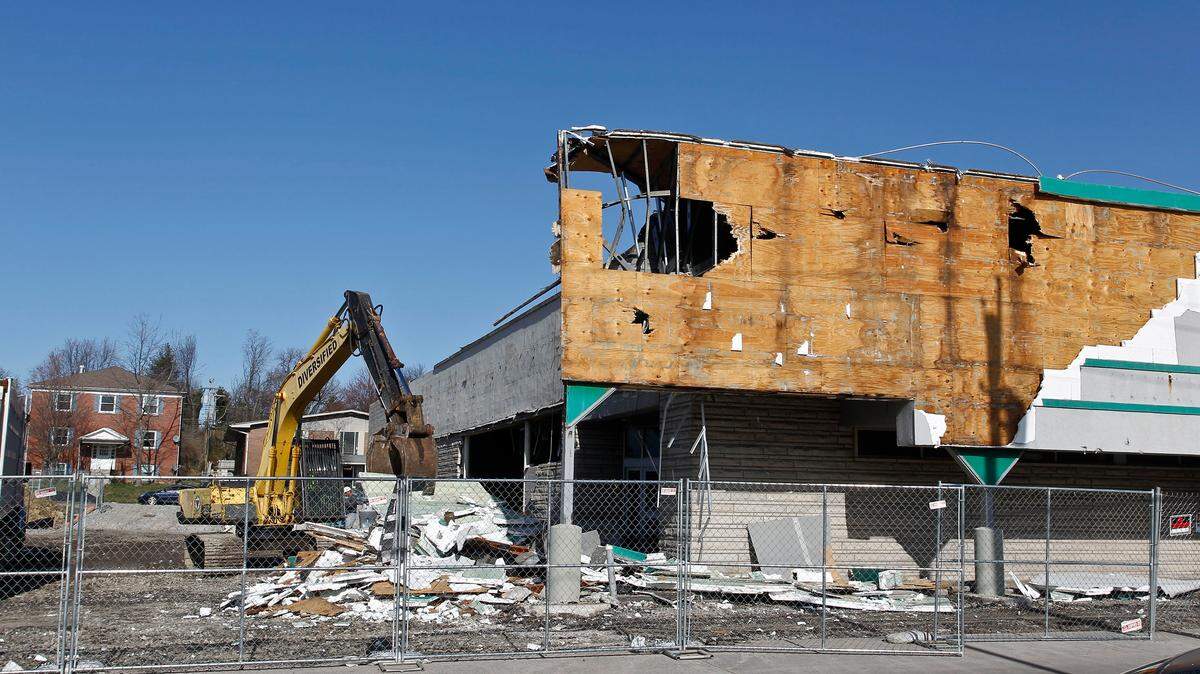 Demolition site of the old Walgreens at Idle Hour,  on Richmond road as  a new unnamed international  restaurant  will be built in the area and its owners being Greer Companies photographed  on Tuesday  March 6, 2012  in Lexington, Ky.  Photo by Mark Cornelison | Staff