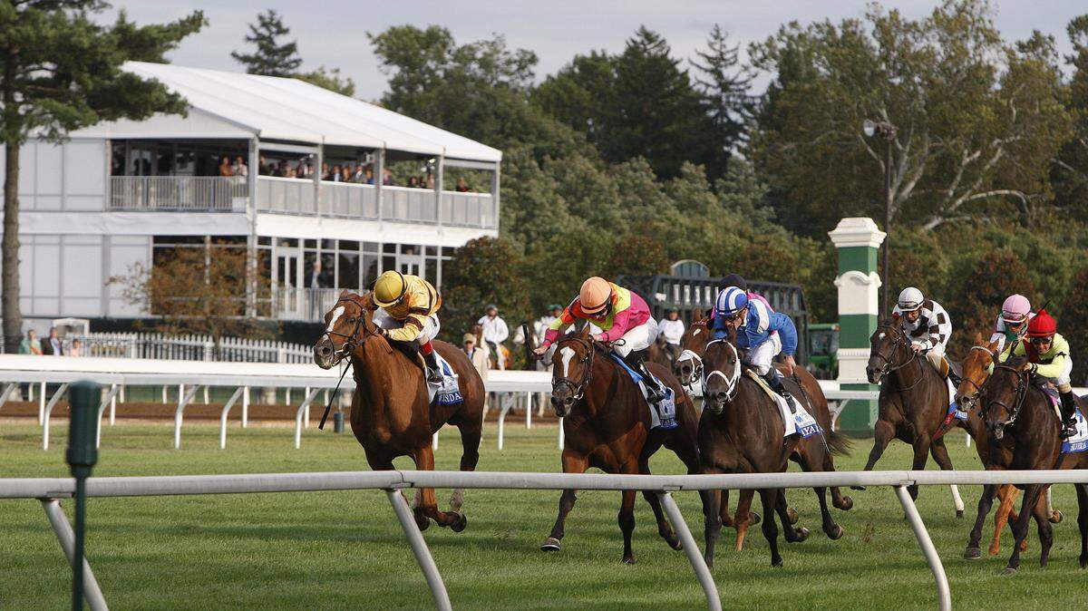 Fans watched from the balcony of the Trackside Luxury Chalet at Keeneland last October when the track tested the expansion for the Oct. 30-31 Breeders' Cup races.
