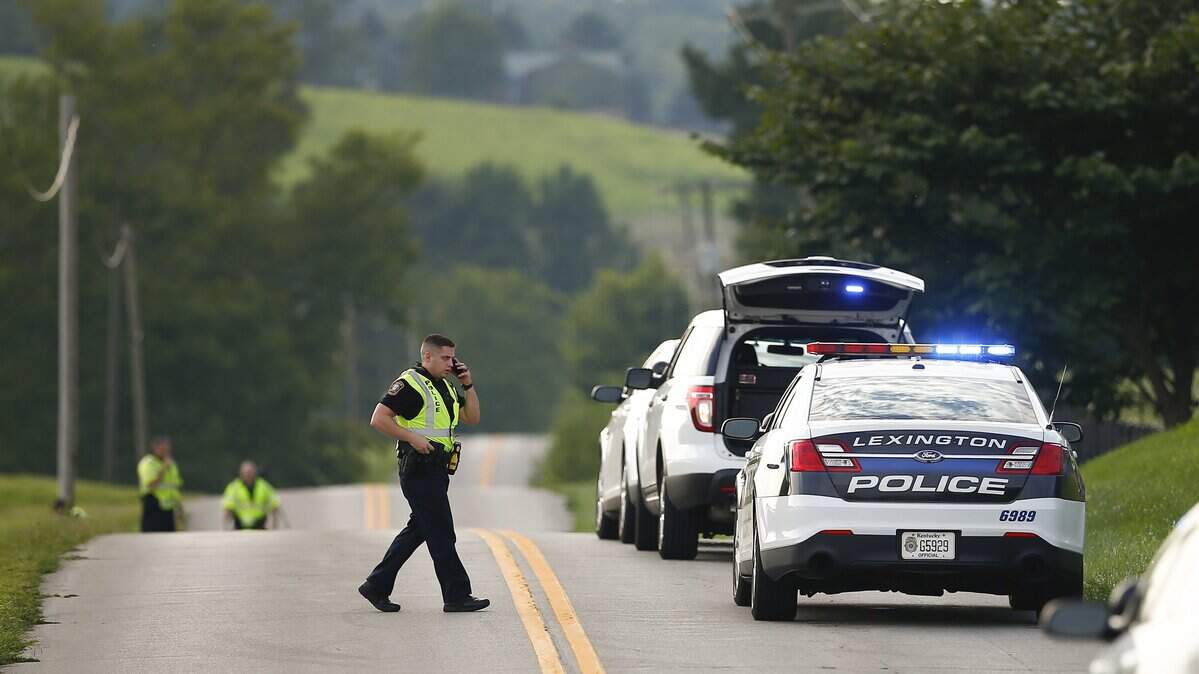 Lexington police respond to scene of a fatal single vehicle accident on Old Frankfort Pike between Redd Road and South Yarnallton Pike Friday in Lexington in 2018. Nationally, traffic fatalities have continued to rise since then.