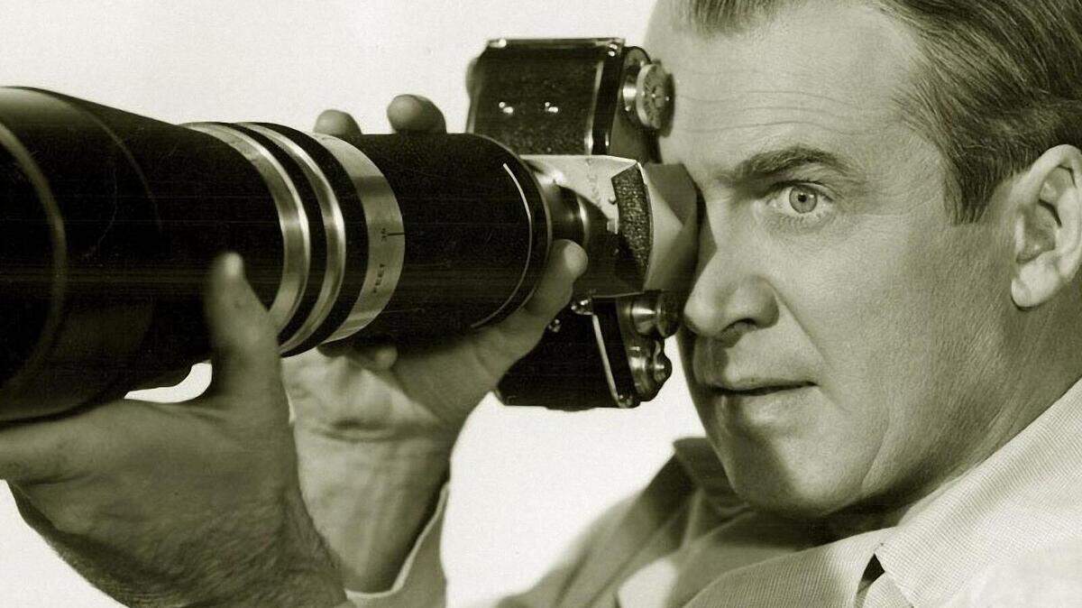 Jimmy Stewart in Rear Window (1954)