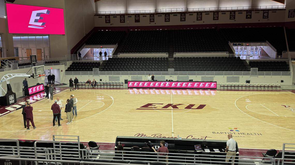 ‘Experience excellence.’ Eastern Kentucky unveils new-look basketball arena