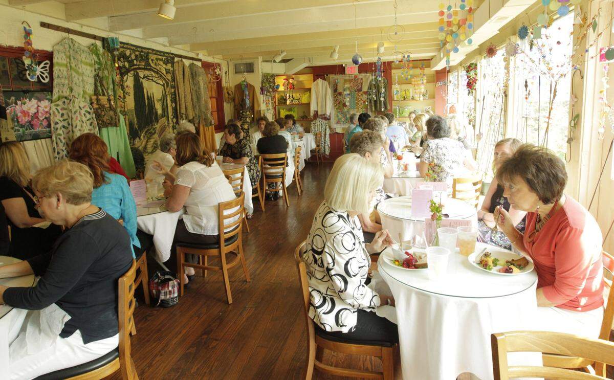 Today, Flag Fork Herb Farm & Garden Cafe, shown here in 2011, is Lady Remoulade Kitchen.