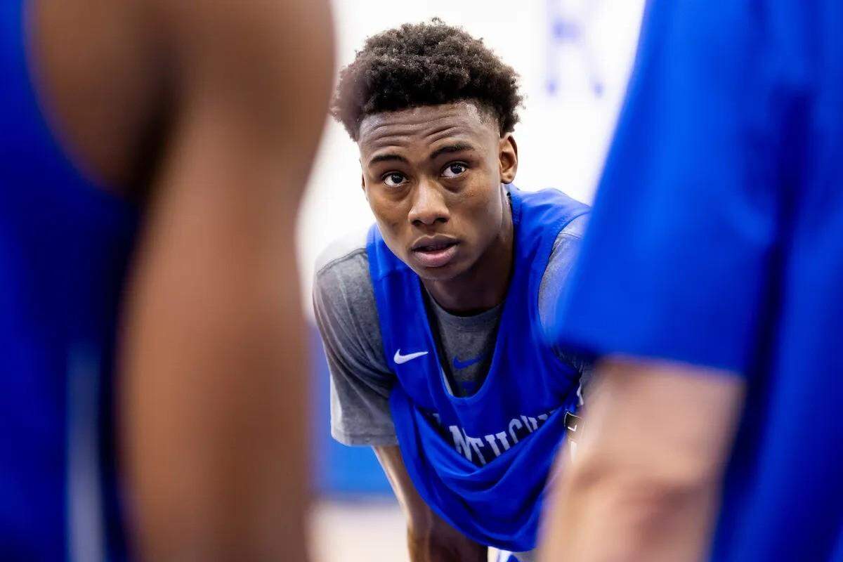 Jaxson Robinson will spend his final season of college basketball at Kentucky after previously playing for Texas A&M, Arkansas and BYU.