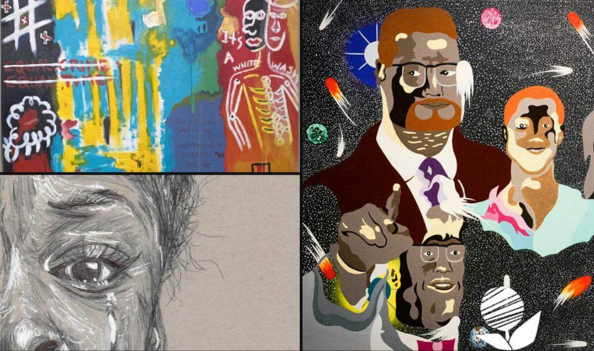 The Living Arts & Science Center hosts two 2021 in-person Gallery Hop exhibits, one with submitted works from area artist on the Black Lives Matter movement and the other showcasing the work by Ayé Aton.