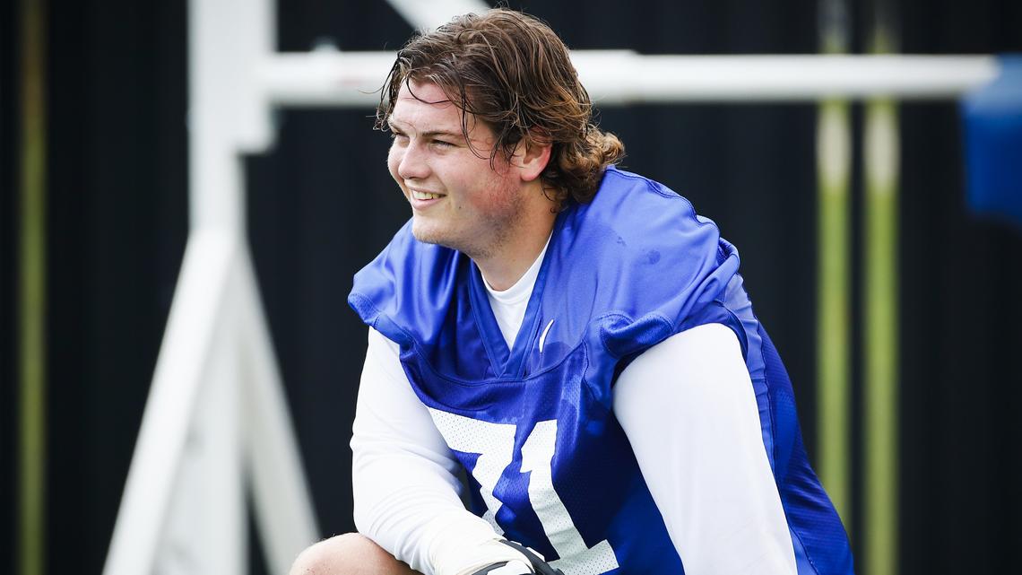Logan Stenberg, UK football’s ‘Mr. Nasty,’ gets his ‘edge’ from a surprising place