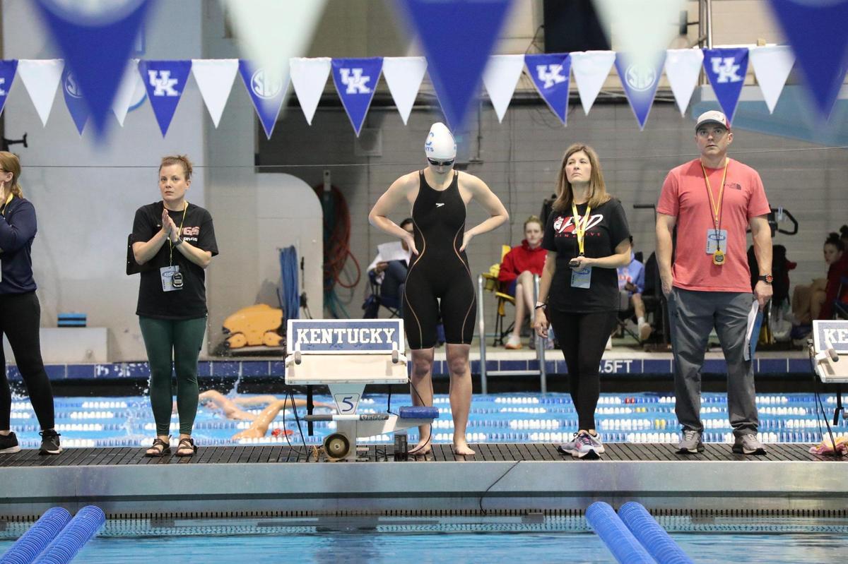 Caroline Beiting placed second in the girls 50-yard freestyle with a final time of 23.35 in Saturday’s KHSAA state finals.