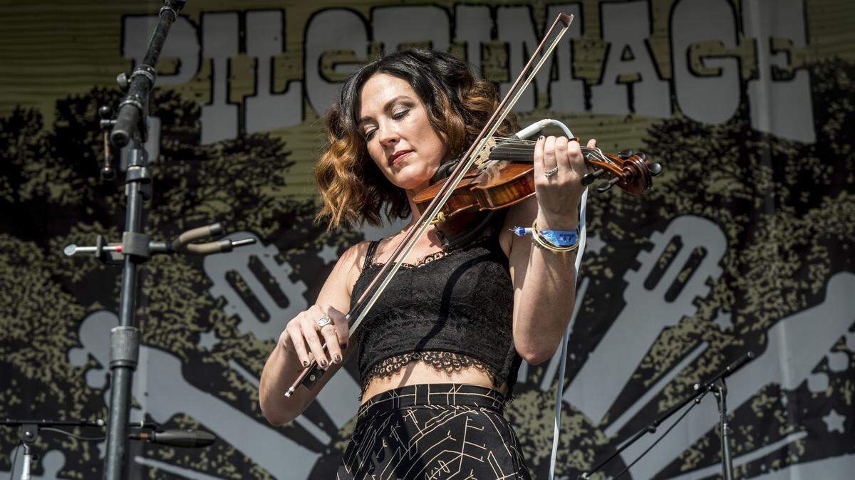 Amanda Shires will perform at the Master Musicians Festival in Somerset, Kentucky, on July 14, 2018.