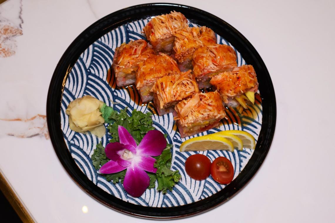 The Spicy Tempura Dragon Roll at the new Osaka.