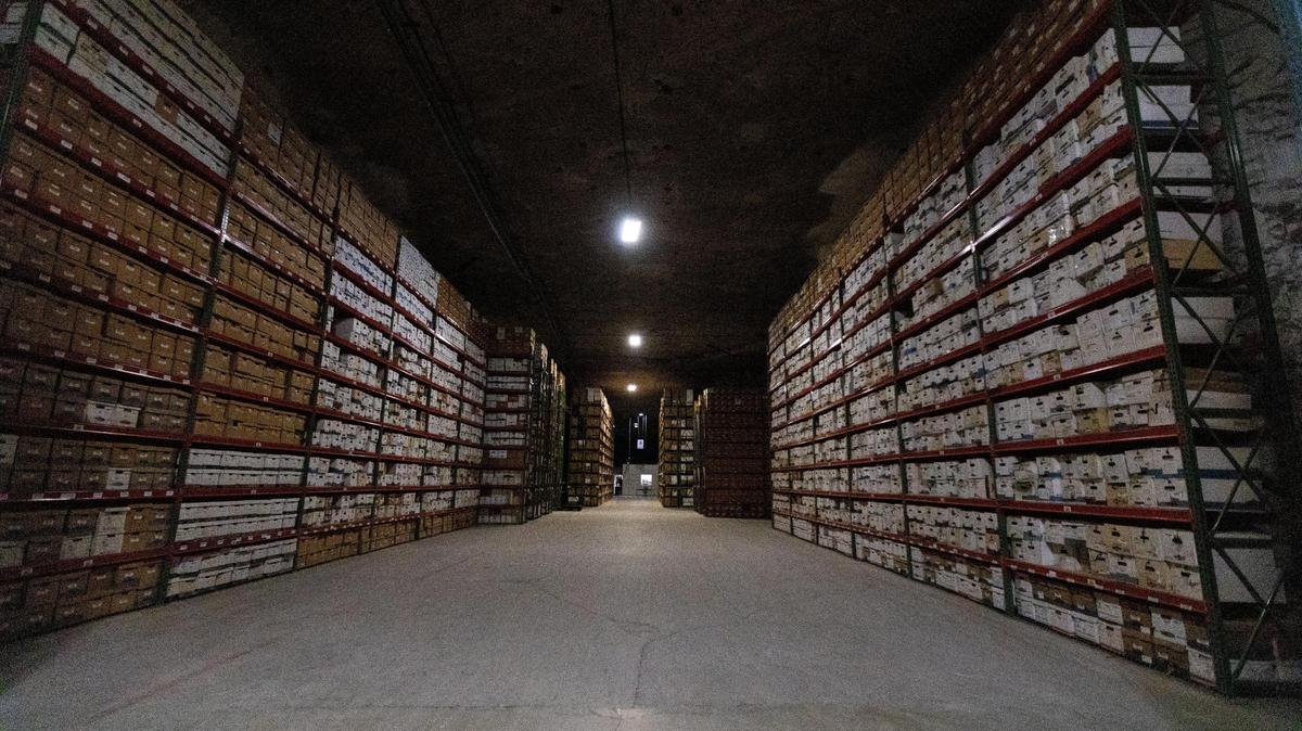 Kentucky Underground Storage shares the same underground quarry with the sister company Highbridge Springs bottling facility in Wilmore, June 2, 2022.