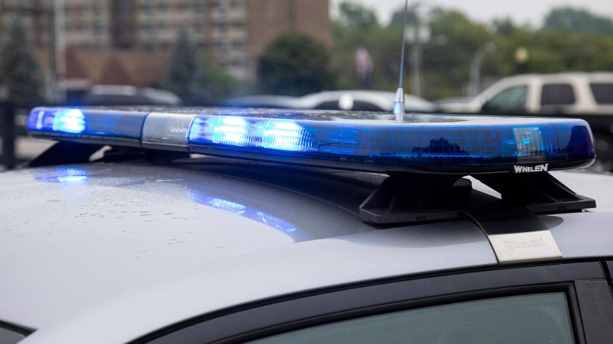 Kentucky State Police cruiser lights.