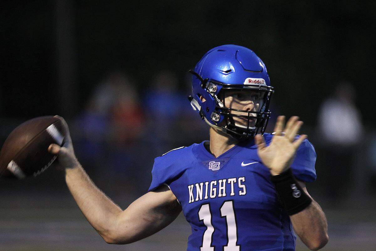Lexington Catholic junior quarterback Beau Allen was offered a scholarship by Kentucky Coach Mark Stoops during the QB’s freshman year of high school.