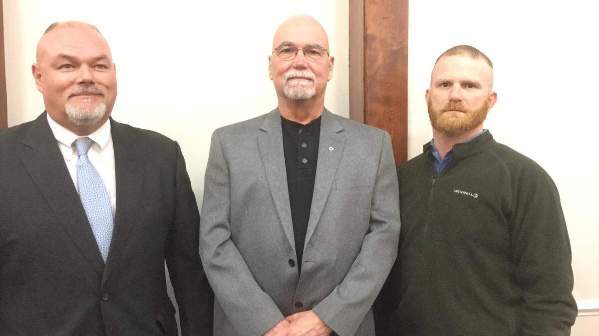 Jeff Mayberry, Don Coomer and Jason Lainhart are three of eight public employees suing several major investment firms in Franklin Circuit Court, alleging the firms cheated Kentucky Retirement Systems on $1.5 billion in hedge funds.