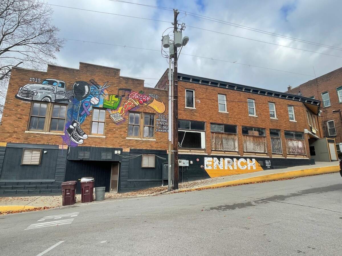 Enrich is in the process of renovating the building which was formerly the Cherry Pit. The location will be a second-chance employment opportunity for those in recovery.