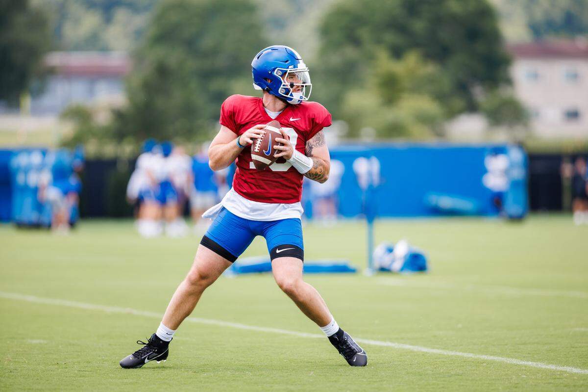 Devin Leary was a 2021 Johnny Unitas Golden Arm Award finalist and the 2022 Preseason ACC Offensive Player of the Year while at N.C. State before an injury ended his 2022 season early. “His game is going to speak for itself, literally,” outside linebacker J.J. Weaver said. “The balls he (throws) in practice are unbelievable. The small, tight windows, he throws in there.”​