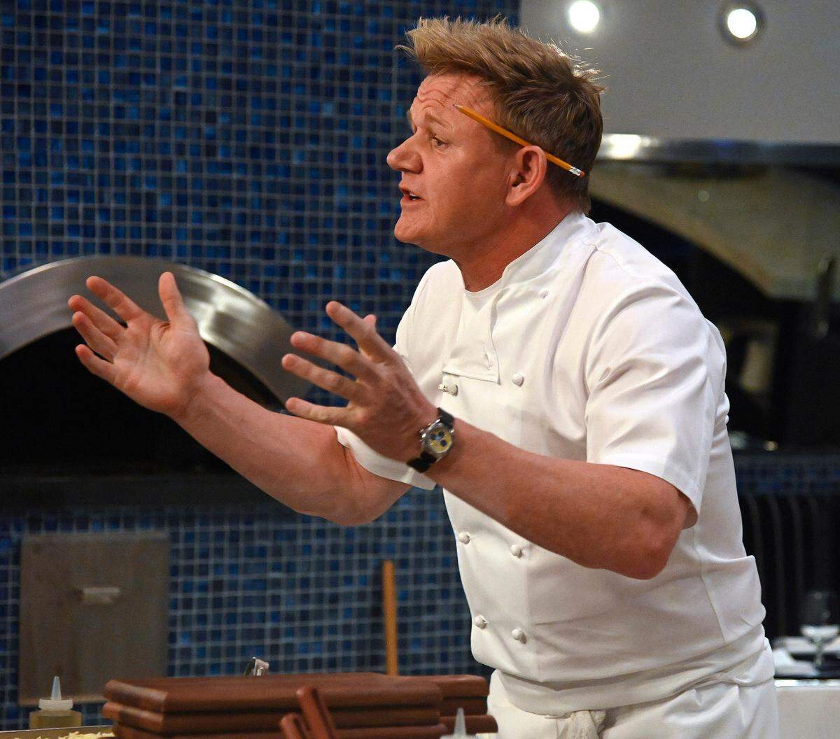Chef Gordon Ramsay is the host of “Hell’s Kitchen,” which has Morehead chef Brittani Ratcliff as a contestant this season.
