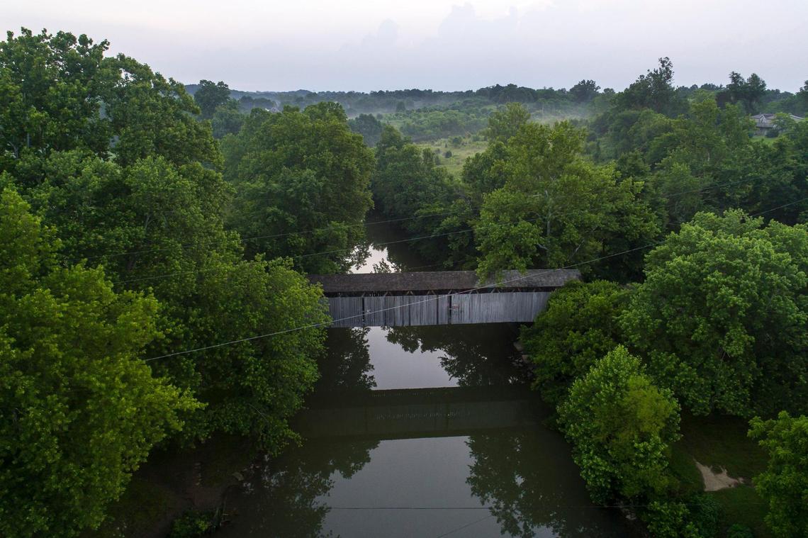 The Switzer Bridge is located in Franklin County, Ky., and crosses the North Fork of Elkhorn Creek. The bridge was originally built in 1855.