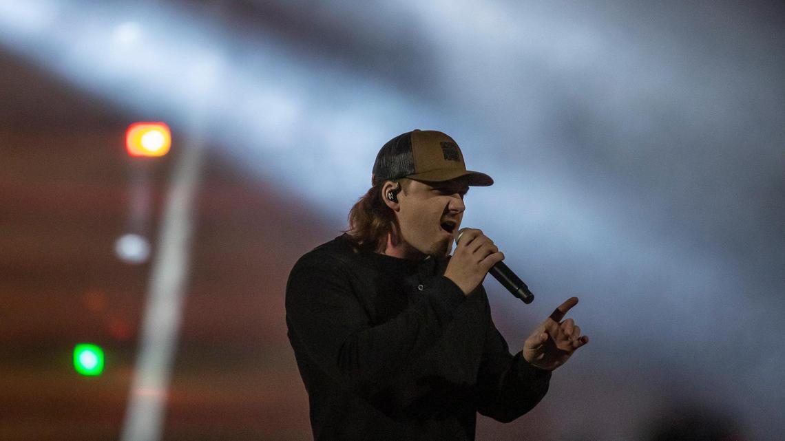 Morgan Wallen performs at Rupp Arena in Lexington, Ky., on Friday, Dec. 3, 2021. He was featured at the Grand Ole Opry on Saturday, Jan. 8, which drew public outrage.