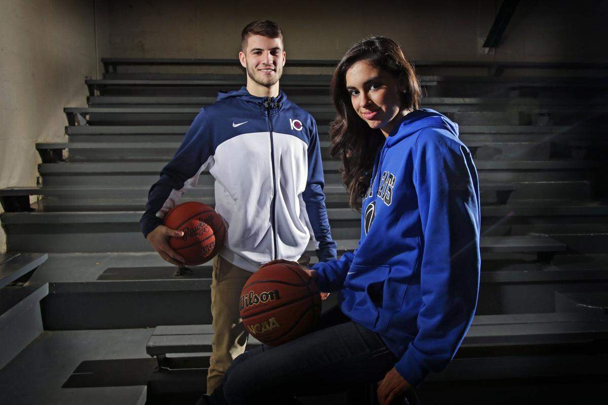 Camron Justice of Knott Central and Maci Morris of Bell County before the 2014-15 high school season which would end with the two Eastern Kentucky stars being named Kentucky Mr. and Miss Basketball, respectively.