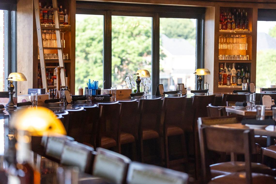 Carson’s new location offers one of the longest bars in Lexington with 26 sets over looking the former golf course in Andover at 3450 Todds Road. The popular restaurant has a downtown locations as well.