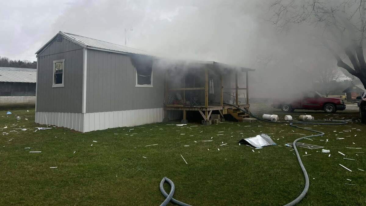There was a small explosion that severely injured one person in London, Ky.