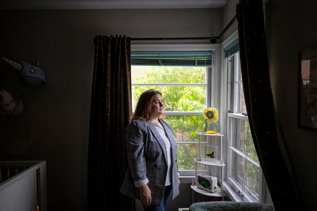 Kentucky Democratic Rep. Lindsey Burke at her Lexington home.