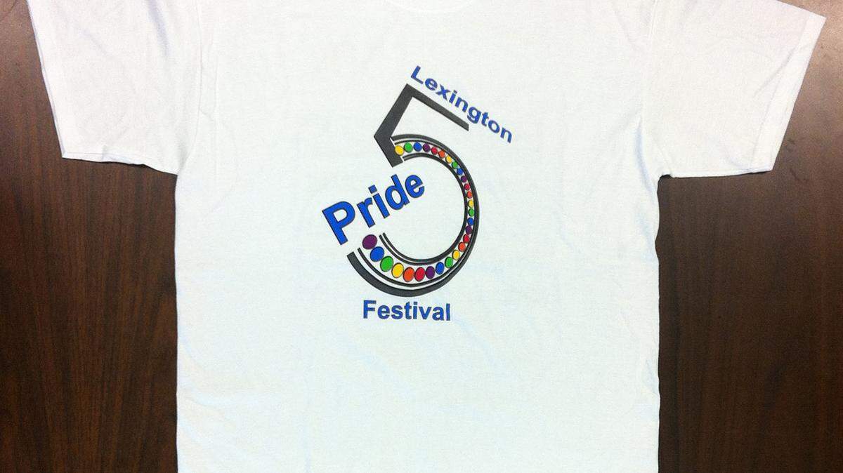 Hands On Originals refused to print this T-shirt design for the 2012 Lexington Pride Festival.