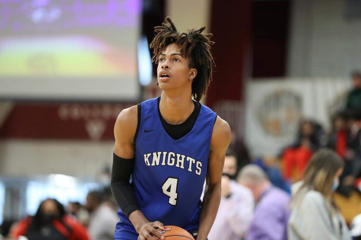 Naasir Cunningham, a top recruit in the class of 2024, played high school basketball in New Jersey before choosing to complete his prep career in the Overtime Elite league.
