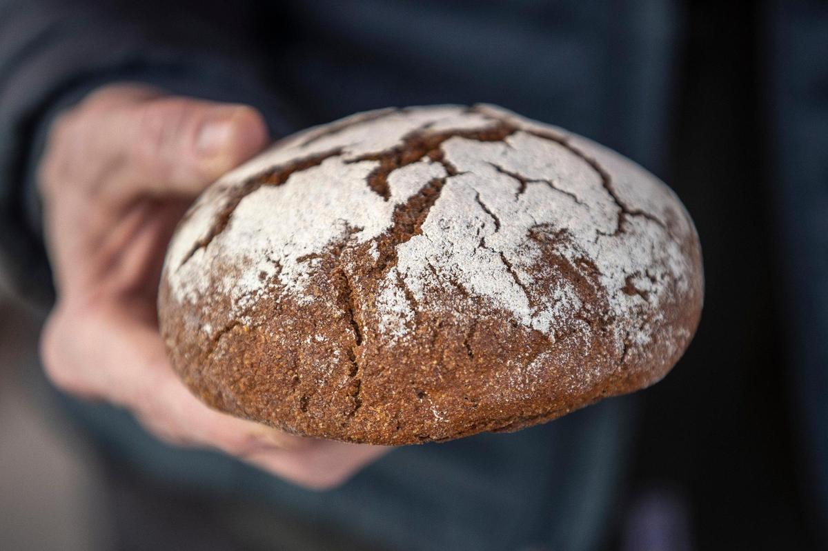 Andy Brown said all-rye bread is tricky to make in quantity.