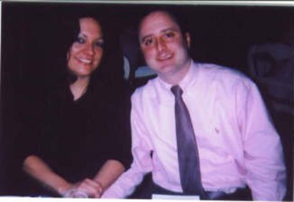 Photo of Brian Byrd, victim of the crash of Comair Flight 5191 August 26, 2006. Brian and Judy Rains on Valentine's Day 2006