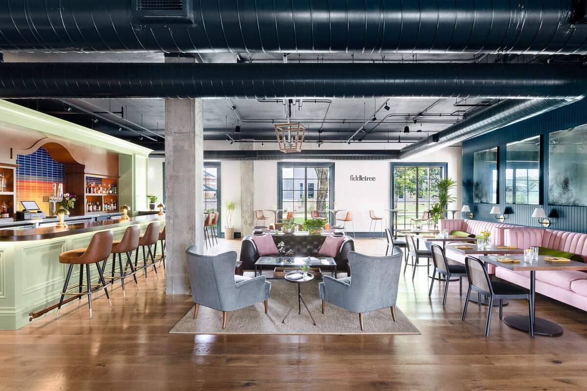 The Fiddletree restaurant in the new Elwood hotel on Nicholasville is opening in mid-October. Already serving a limited menu, Fiddletree will use 10 percent of proceeds to benefit local non-profits.