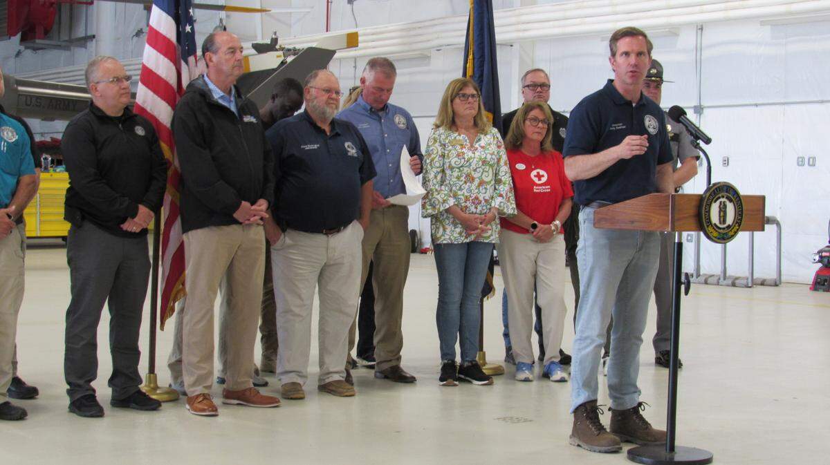 Governor Andy Beshear order a mandatory evacuation for two Laurel County neighborhoods ahead of severe storms expected Tuesday night.