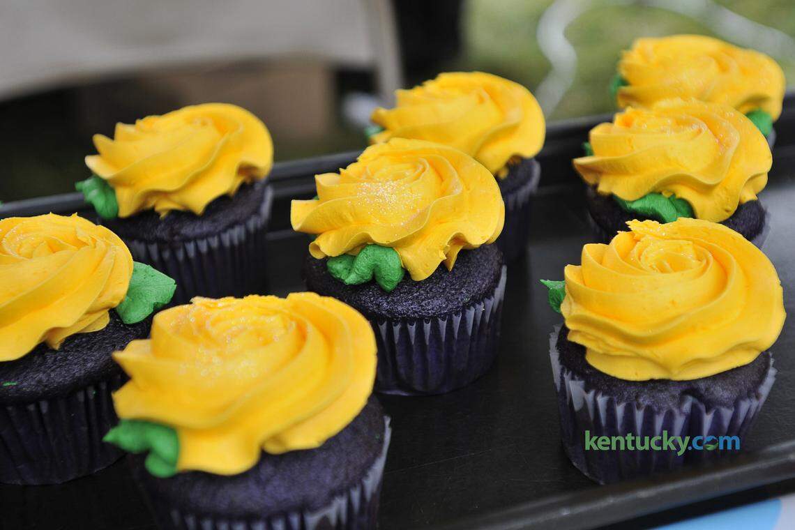 Caramanda's Bakery Shoppe made these cupcakes for the Breeders’ Cup at Keeneland in 2015.
