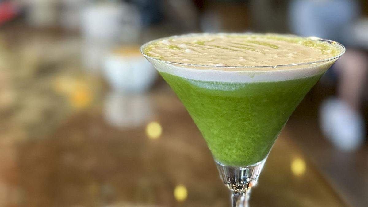 A matcha martini ($12) from Serendipity Public House. 