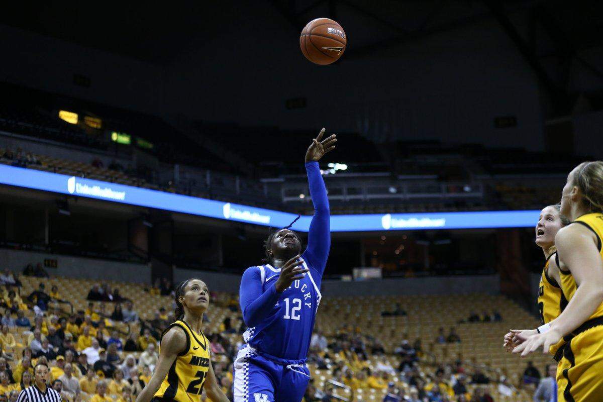Amanda Paschal had a career-high 18 points in Kentucky’s 62-47 win at Missouri this season.