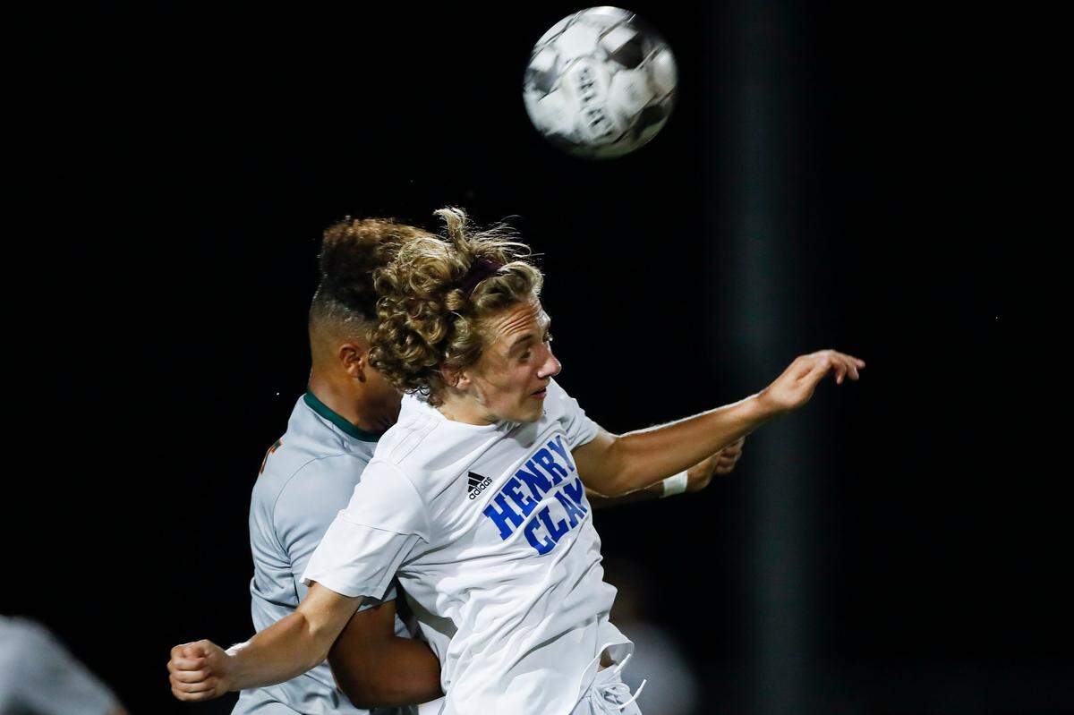 Marco Messerli (7) was an all-city first-team selection after scoring 13 goals for Henry Clay last season.