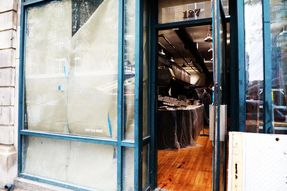 The building at 127 W. Main St. in downtown Lexington is being remodeled. A new bodega-type store, Modern Pantry Marketplace, will be opening there in November.