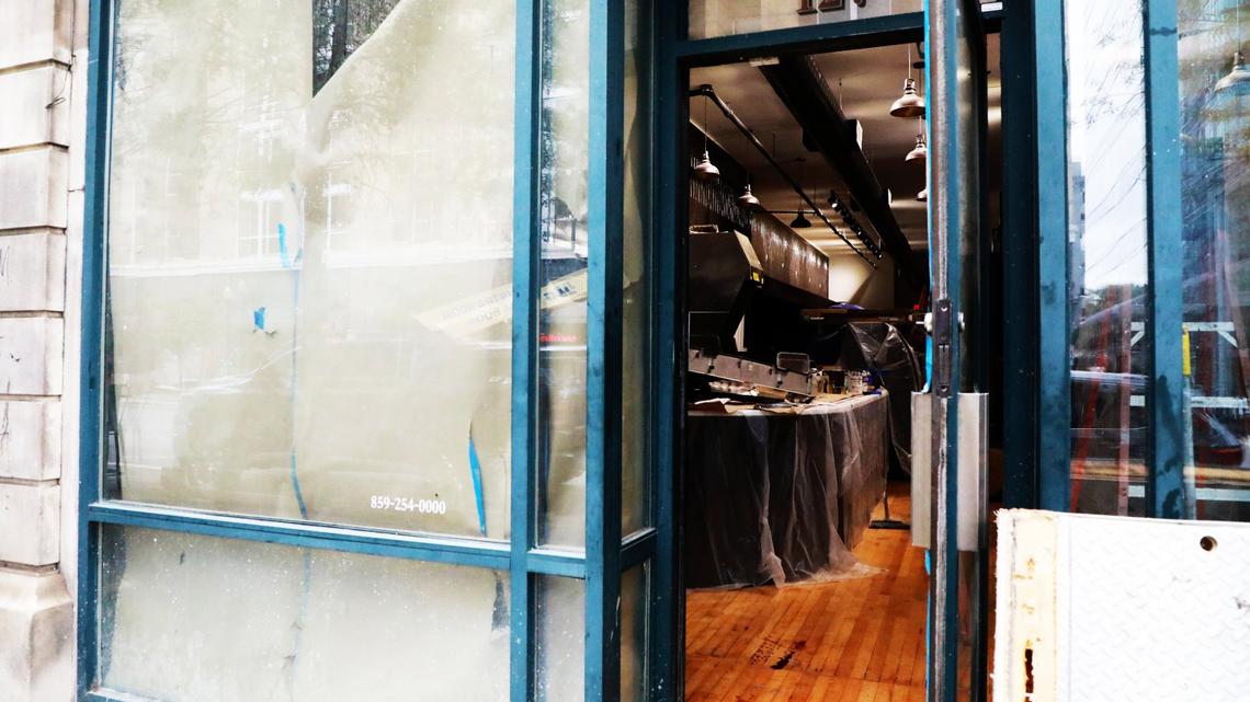 The building at 127 W. Main St. in downtown Lexington is being remodeled. A new bodega-type store, Modern Pantry Marketplace, will be opening there in November.