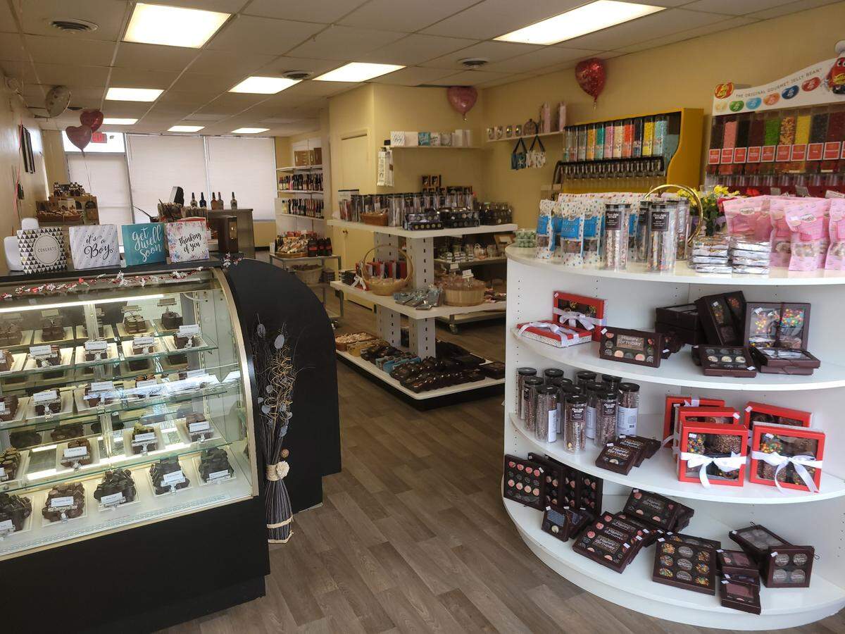 The new Chocomania shop in Georgetown has chocolates as well as other sweets, including Turkish Delight. And it also has wine and spirits to pair with the sweets.